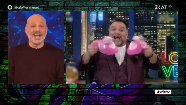 Νίκος Μουτσινάς: «Με δύο… με περιμένει» - Η επική ατάκα του παρουσιαστή για τον Αρναούτογλου