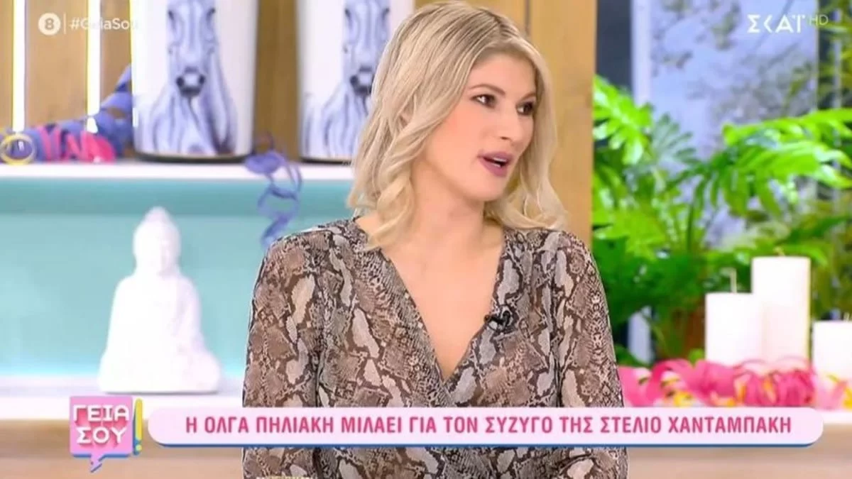 «Σε ποια άλλη εικόνα αναφέρεσαι;» - Ενοχλημένη η Όλγα Πηλιάκη με την ερώτηση για τον Στέλιο Χανταμπάκη
