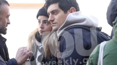 Κατέβηκαν στην πορεία παρέα - Παντού μαζί ο Πανταζάρας με την σύντροφό του Σίσσυ Τουμάση