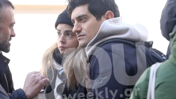 Κατέβηκαν στην πορεία παρέα - Παντού μαζί ο Πανταζάρας με την σύντροφό του Σίσσυ Τουμάση