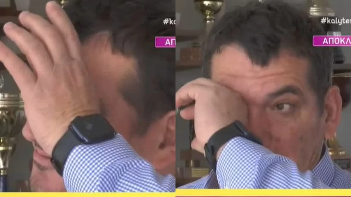 «Άλλη ερώτηση...» - Ξέσπασε σε κλάματα ο Πύρρος Δήμας μπροστά στην κάμερα της εκπομπής Καλύτερα δεν γίνεται