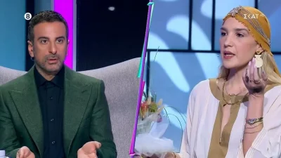 My style rocks: «Να φαίνομαι καραγκιόζης...» - Το σχόλιο της Σελένης που έβγαλε από τα ρούχα του τον Κουδουνάρη