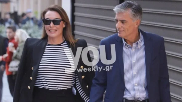 Με μακρύ παλτό η Τατιάνα - Πιασμένοι αγκαζέ Στεφανίδου & Ευαγγελάτος στη νέα τους απόδρασή