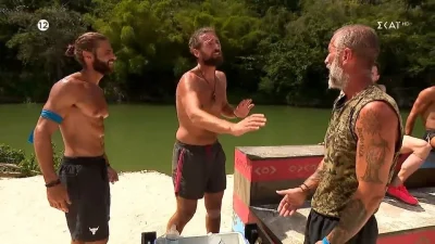 Survivor all star: «Τον είπα μ@λ@κ@, είναι κακό δηλαδή;» - Έξαλλοι οι κόκκινοι με τα βρισίδια του Τάκη Καραγκούνια