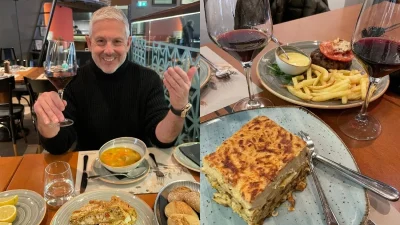 «Ξενέρωσα»: Ο Τάσος Δούσης τρώει στο πιο θρυλικό εστιατόριο της Αθήνας