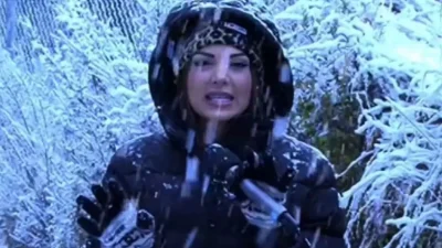 Διαφορετική έναρξη για το Happy Day στον ALPHA - Η Τσιμτσιλή καλημέρισε τους τηλεθεατές μέσα στο χιόνι