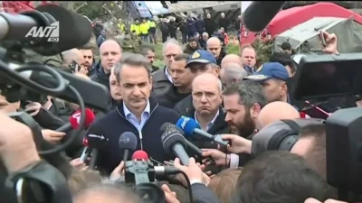 «Ένα μπορώ να εγγυηθώ ότι θα μάθουμε τα...» - Τα πρώτα λόγια του Κυριάκου Μητσοτάκη για την τραγωδία στα Τέμπη