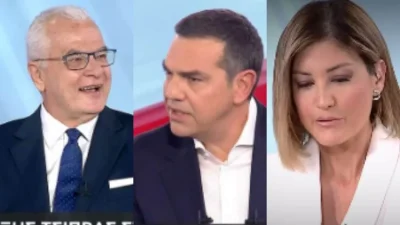 Απίστευτη γκάφα από τον Πρετεντέρη στον αέρα του Mega - Σάστισαν η Ράνια Τζίμα και ο Αλέξης Τσίπρας