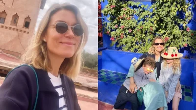 Βίκυ Καγιά: Στο Μαρόκο με τα παιδιά και τον Ηλία Κρασσά - Οι φαντασμαγορικές φωτογραφίες και τα τρυφερά φιλιά