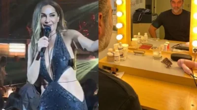 Η τρυφερή αφιέρωση της Βανδή - Τι έγραψε στον καθρέφτη στο καμαρίνι του Βασίλη Μπισμπίκη