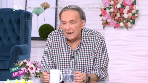 Επέστρεψε στο πλατό του Super Κατερίνα ο Ανδρέας Μικρούτσικος - Τα πρώτα του λόγια