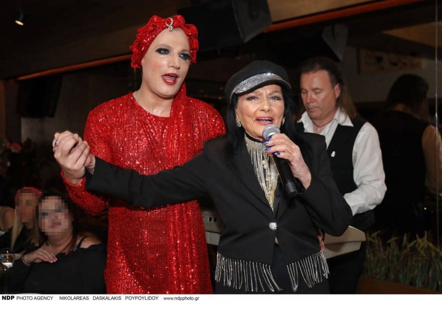 Η Ζωζώ Σαπουντζάκη με τον Διονύση Ζάνο