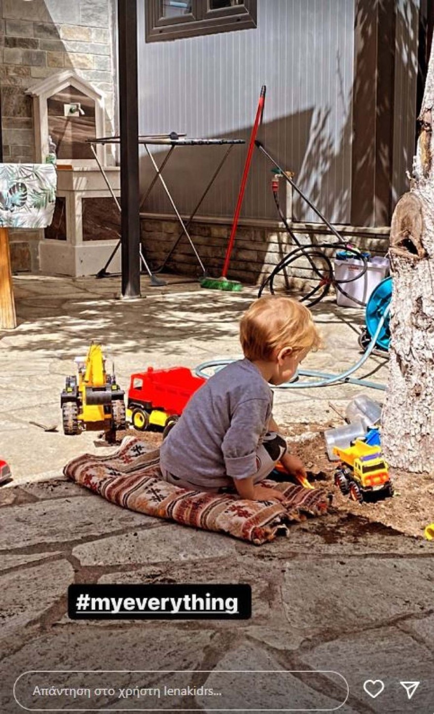 Λένα Δροσάκη γιος