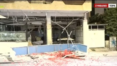 Ισχυρή έκρηξη στο Νέο Ηράκλειο - Βρέθηκαν υπολείμματα εκρηκτικού μηχανισμού σε καφετέρια