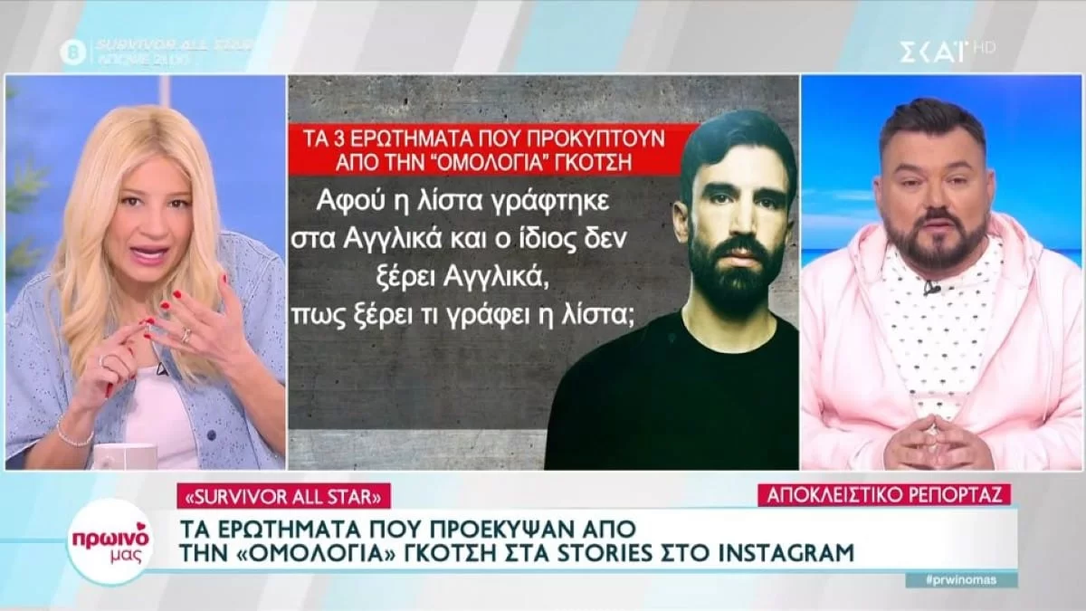 Survivor all star: «Μας άφησε στο διαβάστηκε; Τι εννοείς;» - Τα πήρε η Σκορδά με την κίνηση του Ηλία Γκότση