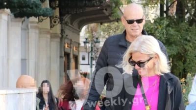 Σε έκθεση μαζί μετά το χωρισμό τους - Κοντοβά & Καλημέρης σε κοινή έξοδο χωρίς τη μικρή Έιντα