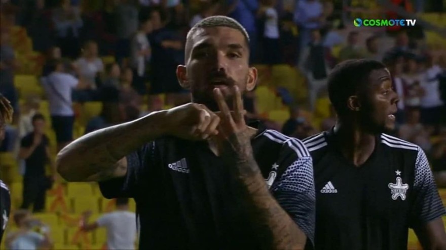 Ο Δημήτρης Κολοβός σε αγώνα