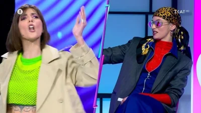 My Style Rocks «Ξεκαβάλα λίγο, Κατακουζηνός είσαι;» - Ο κακός χαμός στο πλατό του ΣΚΑΙ με την Βασιλική & την Όλγα! Τις διέκοψε η Καραβάτου