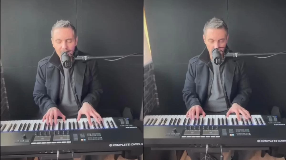 Κάθισε πίσω από το αρμόνιο και τραγούδησε το "Ω γλυκύ μου έαρ" - Το απολαυστικό βίντεο του Μιχάλη Χατζηγιάννη