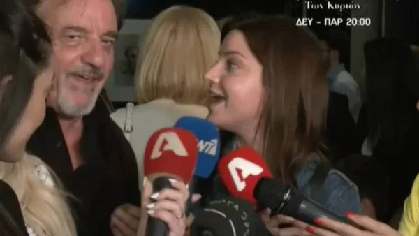 «Tι κάνετε εδώ με το παιδί μου» - H ενόχληση της Μητρούση σε ερωτήσεις για τον Γεωργούλη και η παρέμβαση του πατέρα της