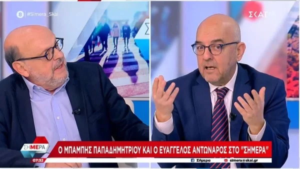 «Είστε βρωμερός και υβριστικός και συκοφάντης» - Χαμός στον αέρα του "Σήμερα" ανάμεσα σε Αντώναρο & Παπαδημητρίου