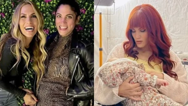 Κοιμόντουσαν αγκαλιασμένες - Η πρώτη φωτογραφία της νονάς της κόρης της Συνατσάκη, Ντορέττας Παπαδημητρίου, με την μικρή Ολίβια