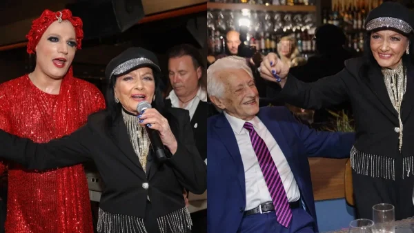 Την καμάρωνε που χόρευε - Η σπάνια βραδινή έξοδος της Ζωζώ Σαπουντζάκη με τον σύντροφο της, Πύρρο