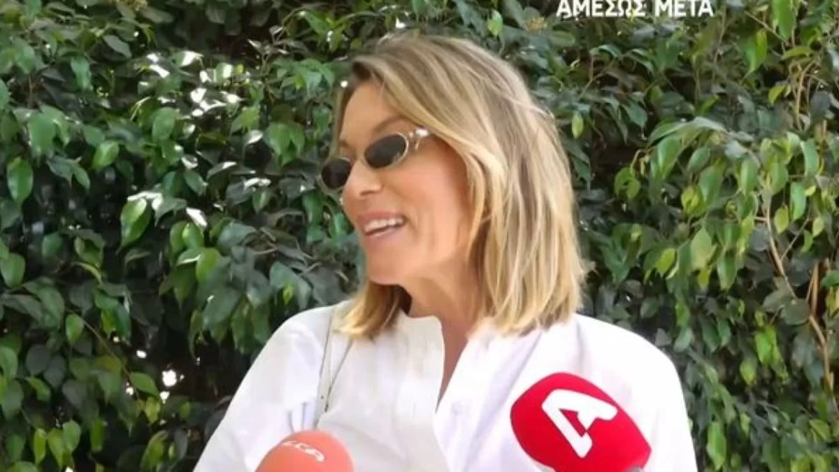 «Δεν θα ήθελα να μιλήσω γι' αυτό» - Η ενόχληση της Βίκυς Καγιά σε ερώτηση για την συνεργασία της με το STAR