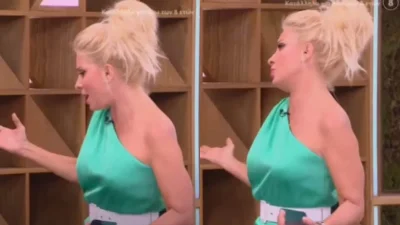 «Στα καλύτερά σου και νομίζω ότι έχει να κάνει με...»  - Η σπόντα της Μενεγάκη για την ανανεωμένη εμφάνιση καλεσμένης της