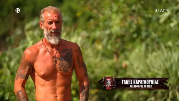 Survivor All Star: «Το παραδέχομαι» - Ο Τάκης Καραγκούνιας αποκάλυψε την αλήθεια για το "ξύλο" με τον Νίκο Μπάρτζη