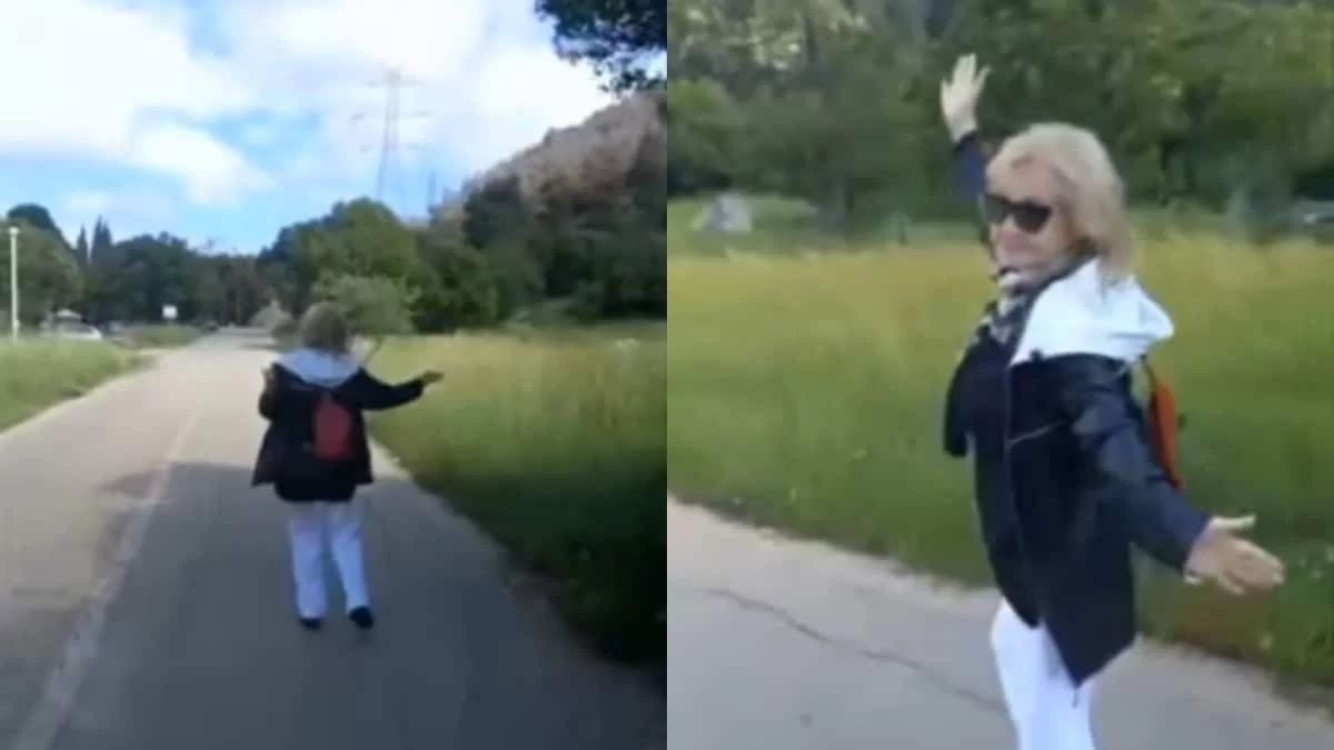 "Έπεσε" το Instagram με τον χορό της Αγγελικής Νικολούλη - Το βίντεο από την απόδραση στην εξοχή