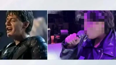 Αγνώριστη η Δανάη Μπάρκα - Έβαλε περούκα και έκανε το Μιχάλη Ρακιντζή στη Eurovision του 2002 (Βίντεο)