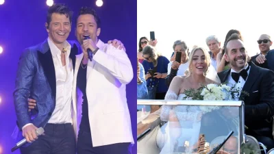 Γάμος Μουζουράκη & Κόζαρη: Απουσίαζαν Ρουβάς και Αργυρός - Όλη η αλήθεια για τον λόγο που δεν παρευρέθηκαν