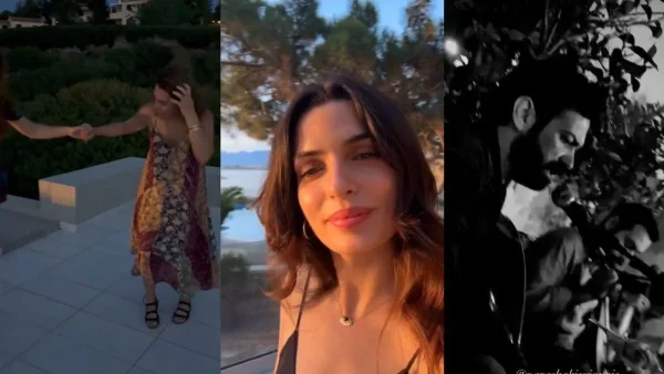 Γάμος Μουζουράκη - Κοζάρη: Έφτασαν οι πρώτοι καλεσμένοι! Φωτογραφίες και βίντεο από το γλέντι που στήθηκε στο νησί