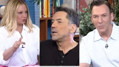 «Σας το λέω, είναι απλά στα π@π@κια τους» - Αμηχανία με το σχόλιο του Θάνου Καλλίρη στον αέρα του Στούντιο 4