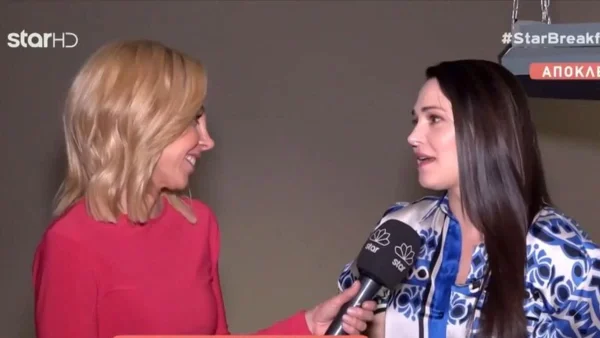 Ανακοίνωσε τα ευχάριστα στην κάμερα του STAR - Στιγμές χαράς για την Μαίρη Μηνά λίγους μήνες μετά τον ερχομό της κόρης της 