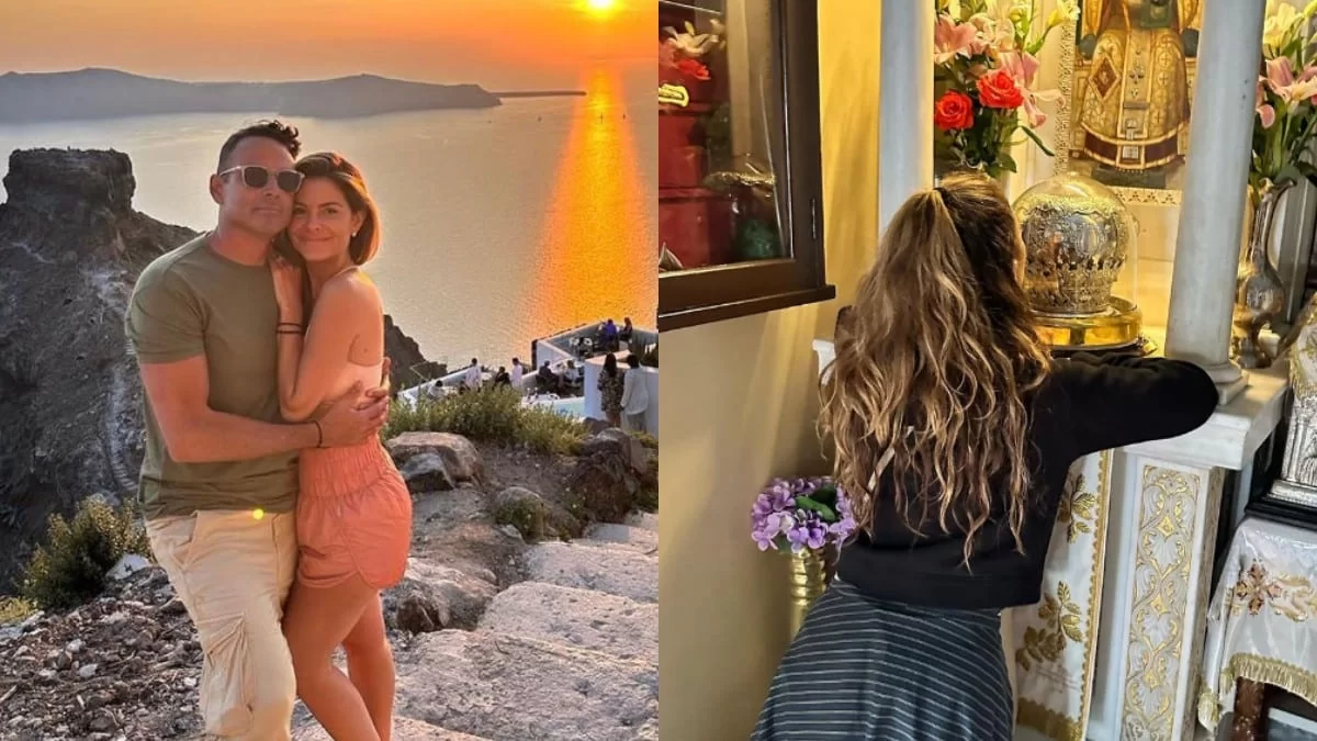 Προσκύνησε σε εκκλησία στην Αίγινα: «Μόλις γονάτισα άκουσα χτυπήματα! Έκλαψα...» - Ανατριχιάζει η Μαρία Μενούνος