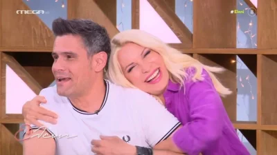 Μουτρωμένος ο Ουγγαρέζος: «Μήπως τα κάνεις αυτά γιατί έστειλα φιλάκια στον Λιάγκα;» - "Χαμός" με την Ελένη Μενεγάκη στο MEGA