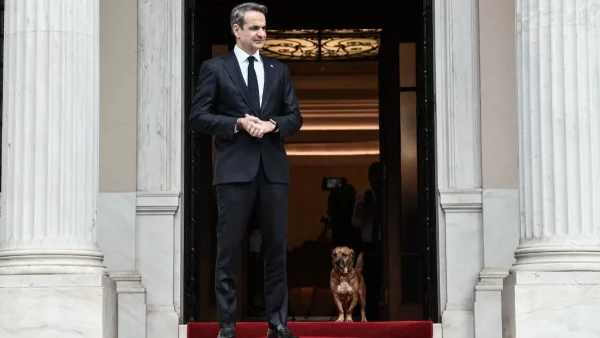 Έφυγε ο Πίνατ από το Μέγαρο Μαξίμου - Που βρίσκεται ο σκύλος του Κυριάκου Μητσοτάκη μετά την τελετή παράδοσης