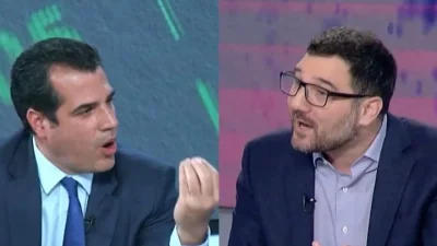 «Η γυναίκα μου έφαγε γιαούρτι κι εσείς εδώ πέρα "πουλάτε"!» - Πυρ και μανία ο Θάνος Πλεύρης φώναζε στον Ηλιόπουλο