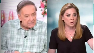 «Πάψε, σε άκουγα...» - Φωνές και ένταση ανάμεσα σε Μικρούτσικο & Πολυκάρπου στον αέρα της εκπομπής Super Kατερίνα