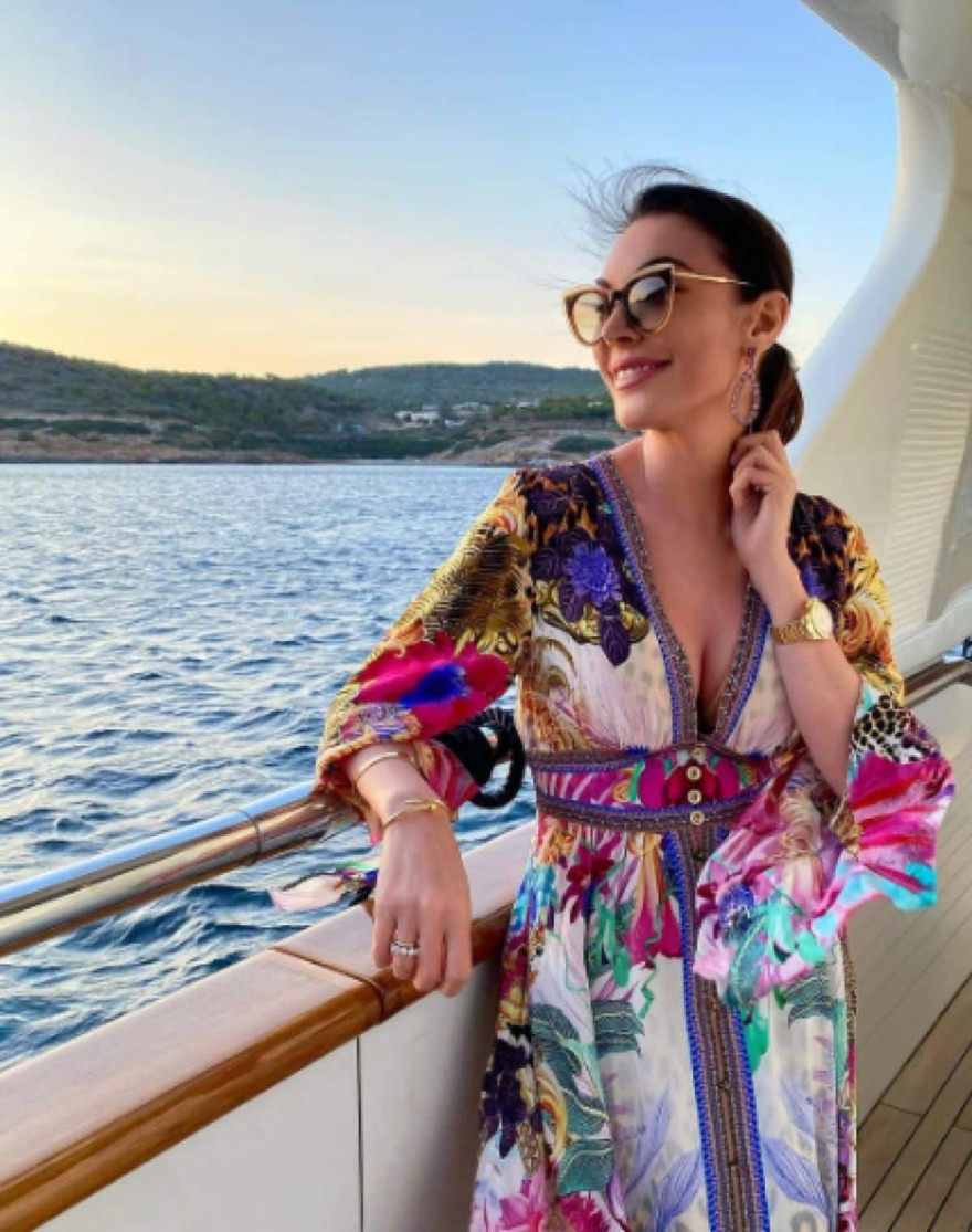 Τατιάνα Στεφανίδου βάφτιση