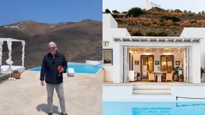 Από prive παραλία μέχρι ελικοδρόμιο: Ο Τάσος Δούσης στο 5αστερο ξενοδοχείο της Σύρου, BluEros