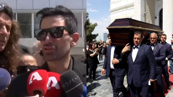 Κηδεία Φλωρινιώτη: Άνοιξαν το φέρετρο και έριξαν την αγαπημένη του κολόνια - Δάκρυσε στην κάμερα ο γιος του