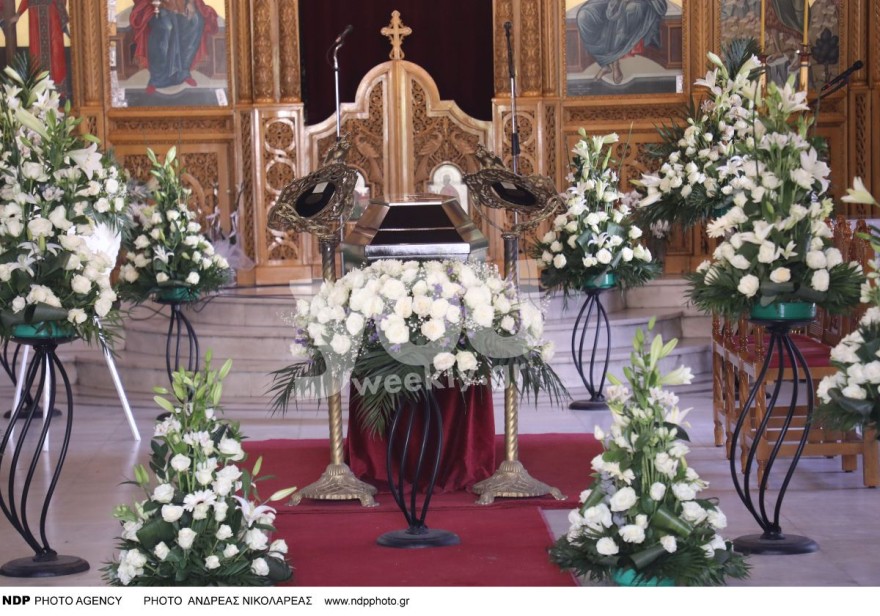 Κηδεία Γιώργου Γεωργίου εκκλησία