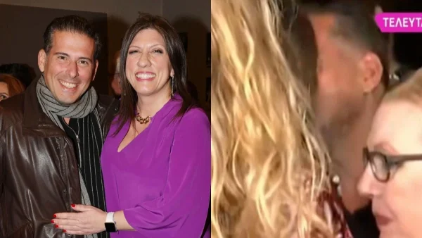 Συγκινημένοι Κωνσταντοπούλου και Καραναστάσης για την εκλογή τους - Το τρυφερό φιλί στο στόμα που απαθανάτισε η κάμερα