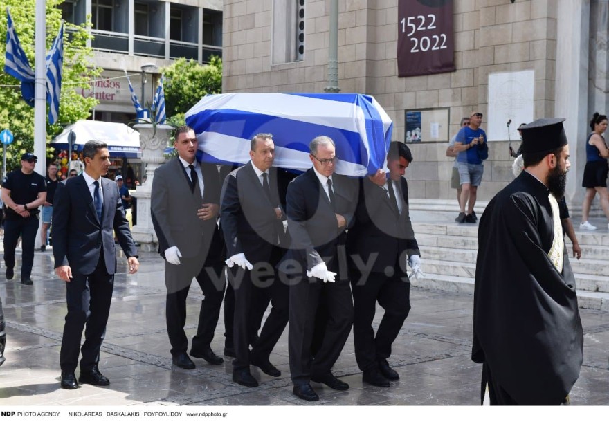 Κηδεία Γιάννη Μαρκόπουλου