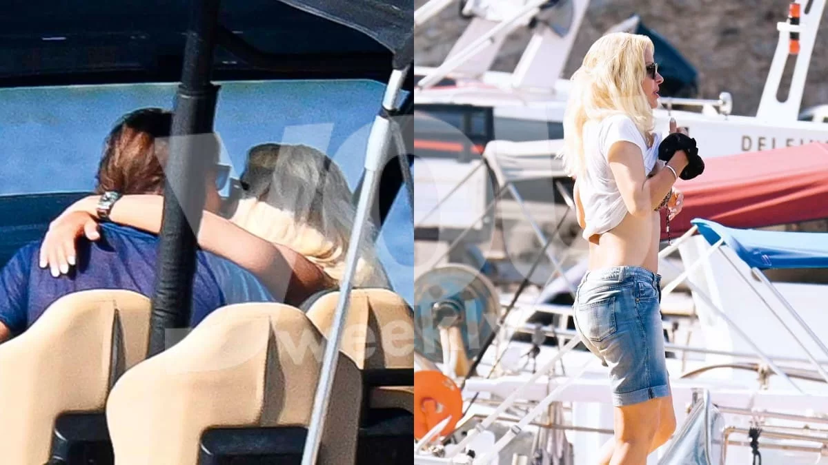 Αγκαλιές και φιλιά στο σκάφος με τον Ματέο - Το πρώτο μπάνιο της Ελένης Μενεγάκη με μικροσκοπικό τιγρέ μπικίνι