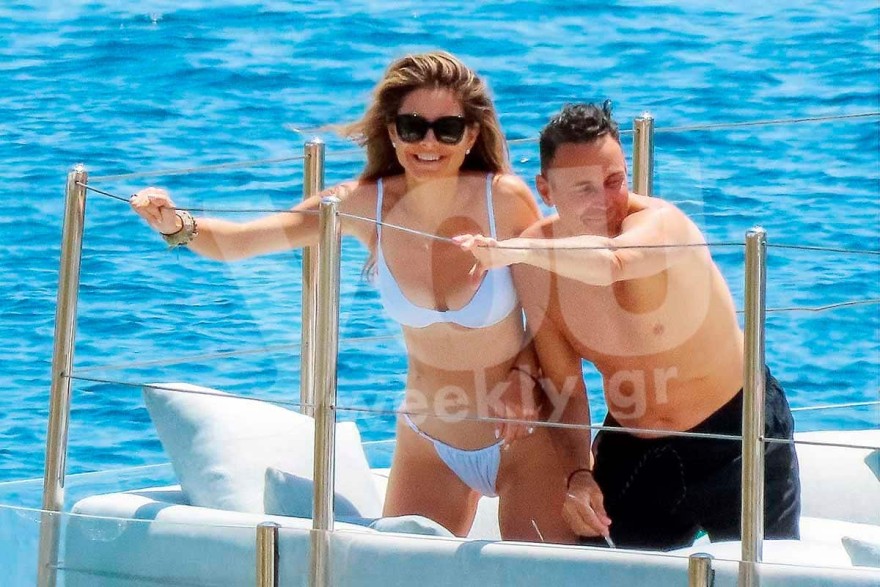 Ερωτική κρουαζιέρα για Χρουσαλά - Πατίτσα: Έκαναν ασκήσεις γυμναστικής στο κατάστρωμα του σκάφους (Μόνο στο YOU)