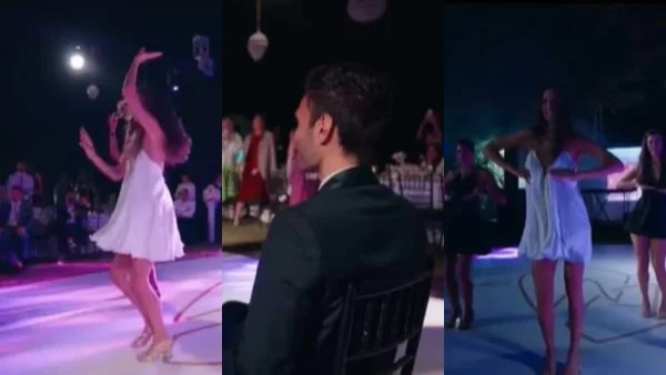 Με μίνι λευκό φόρεμα και τον Νικήτα Νομικό πρώτη θέση - Ο "καυτός" χορός της Άννας Πρέλεβιτς στο γάμο τους